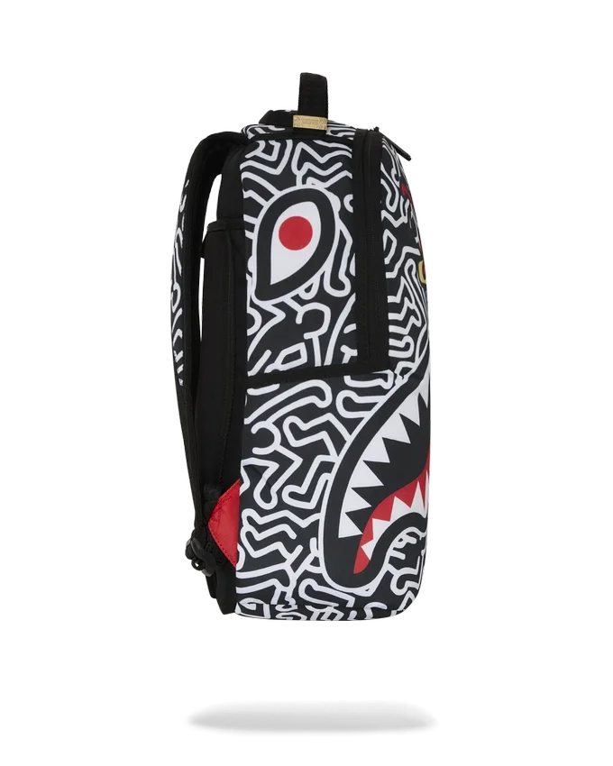 KEITH HARING SKATER SHARK DLXSR Sırt Çantası