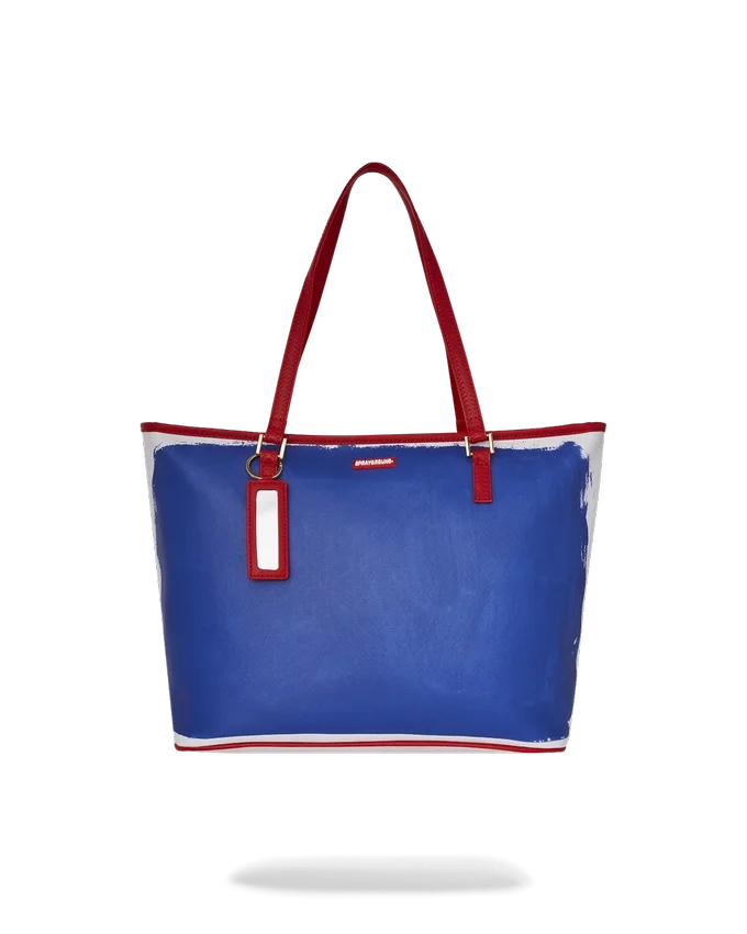 KEITH HARING THE BIG BLUE PURSE Tote Çantalar