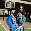 KEITH HARING THE BIG BLUE PURSE Tote Çantalar