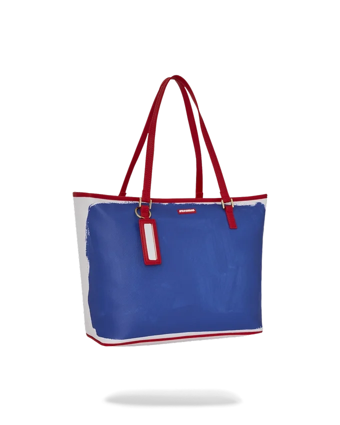 KEITH HARING THE BIG BLUE PURSE Tote Çantalar