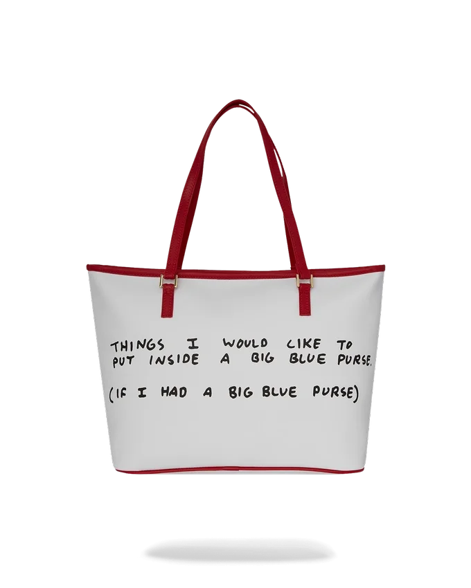 KEITH HARING THE BIG BLUE PURSE Tote Çantalar