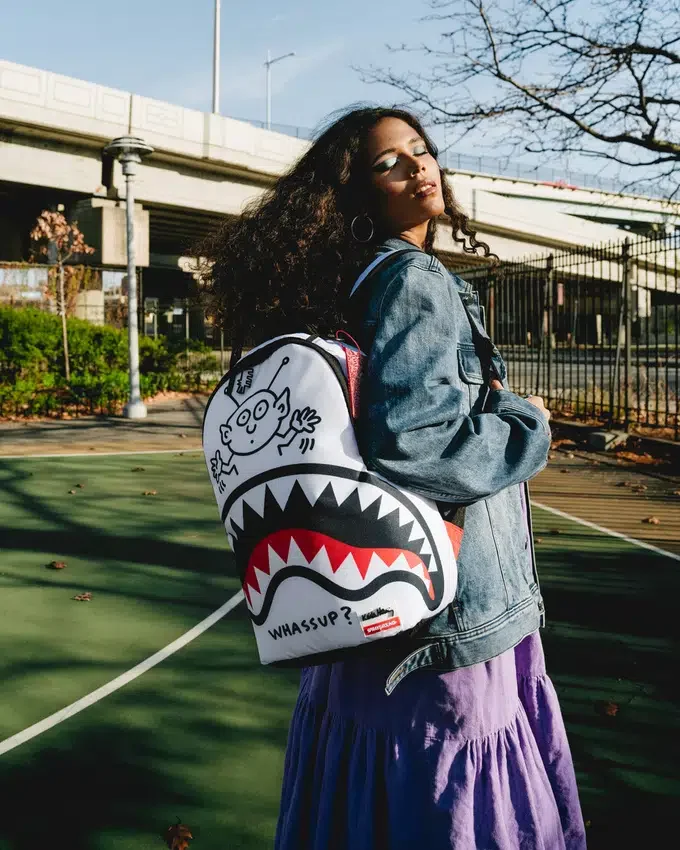 KEITH HARING WHASSUP ALIEN DLX Sırt Çantası