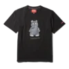 KISA KOLLU GRAFİK MONEY BEAR TİŞÖRT (SİYAH)