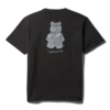 KISA KOLLU GRAFİK MONEY BEAR TİŞÖRT (SİYAH)