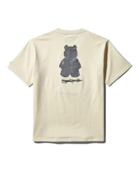 KISA KOLLU GRAFİKLİ MONEY BEAR TİŞÖRT (KAYISI)