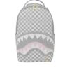 KREM RENKLİ DLX Sırt Çantası, "KNIT SHARKS IN PARIS" DESENLİ