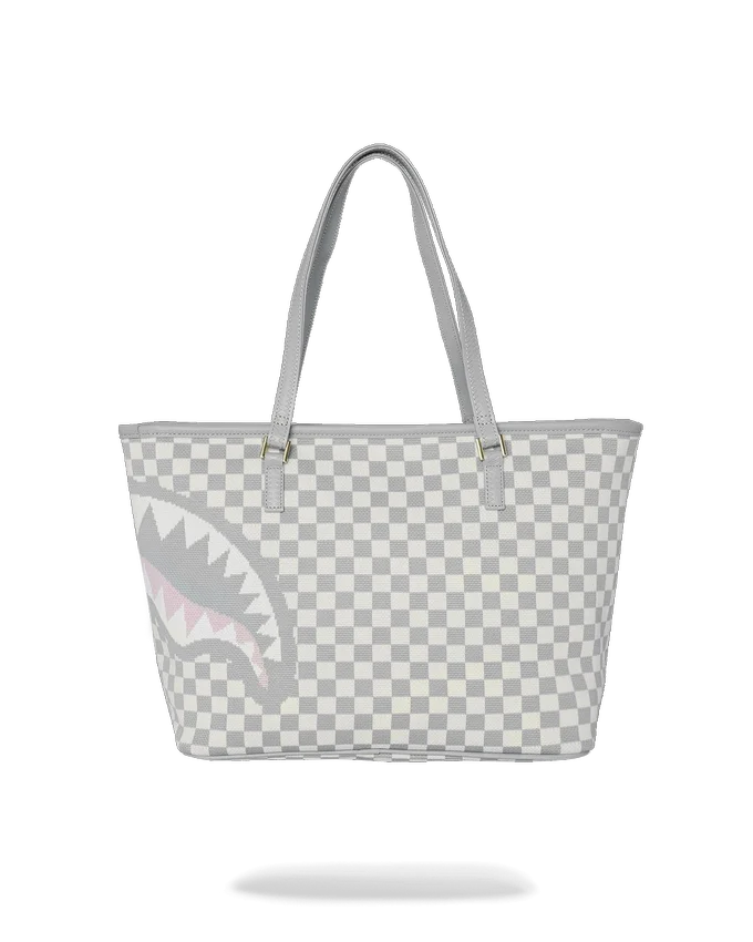 KREM RENKLİ "Sharks In Paris" ÖRGÜ Tote Çanta