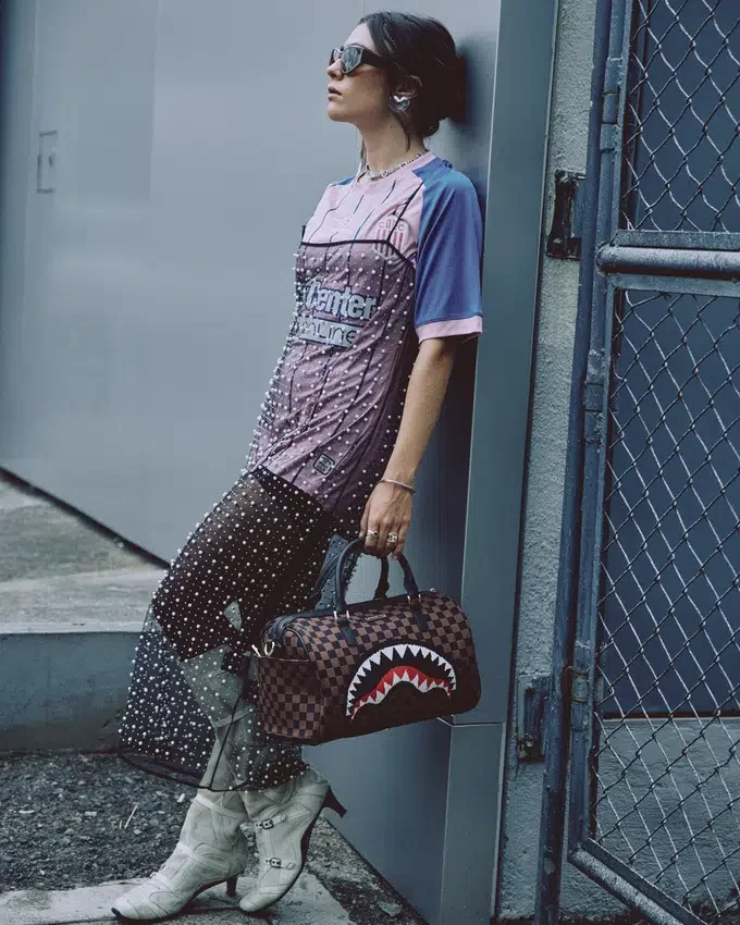 KYOTOKNIT SHARKS IN PARIS Mini Silindir Çantalar