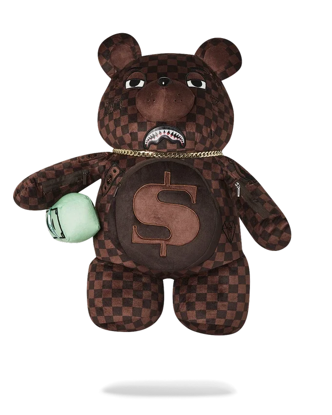 LENTİKÜLER EFEKTLİ MONEYBEAR TEDDYBEAR Sırt Çantası