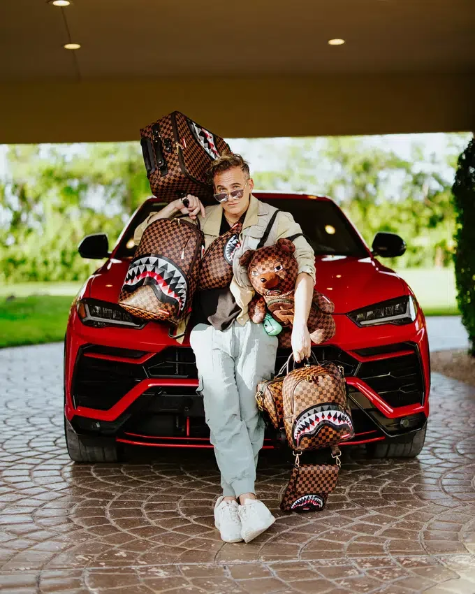 LENTİKÜLER EFEKTLİ MONEYBEAR TEDDYBEAR Sırt Çantası