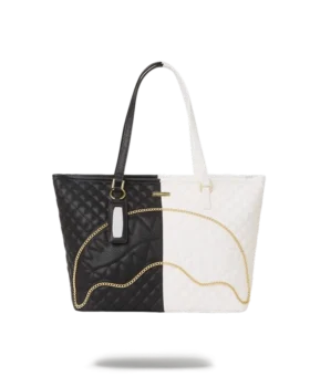 LEVELED UP Split Quilt Shark Tote