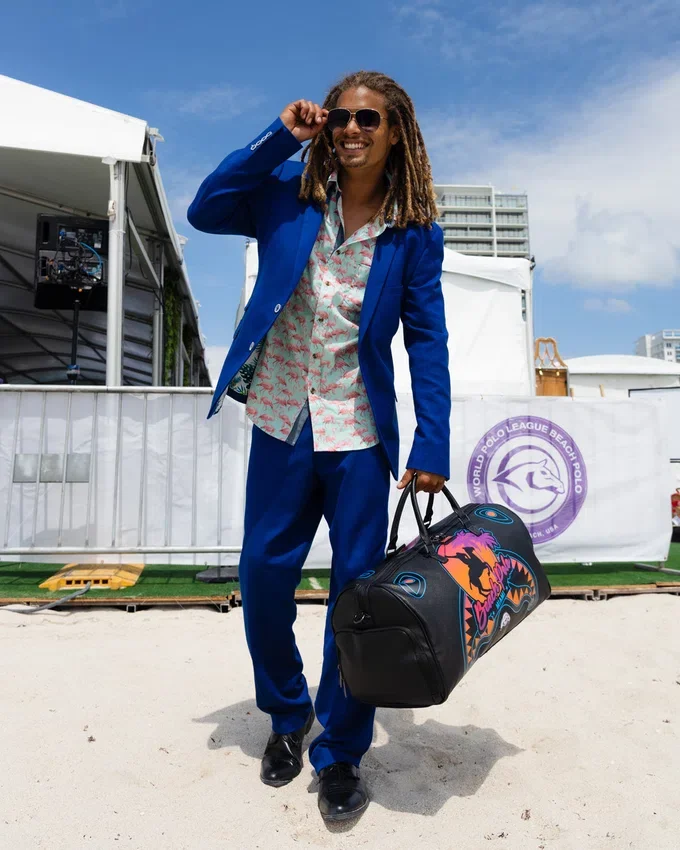 MIAMI BEACH POLO COLLAB Silindir Çantalar (SİYAH)