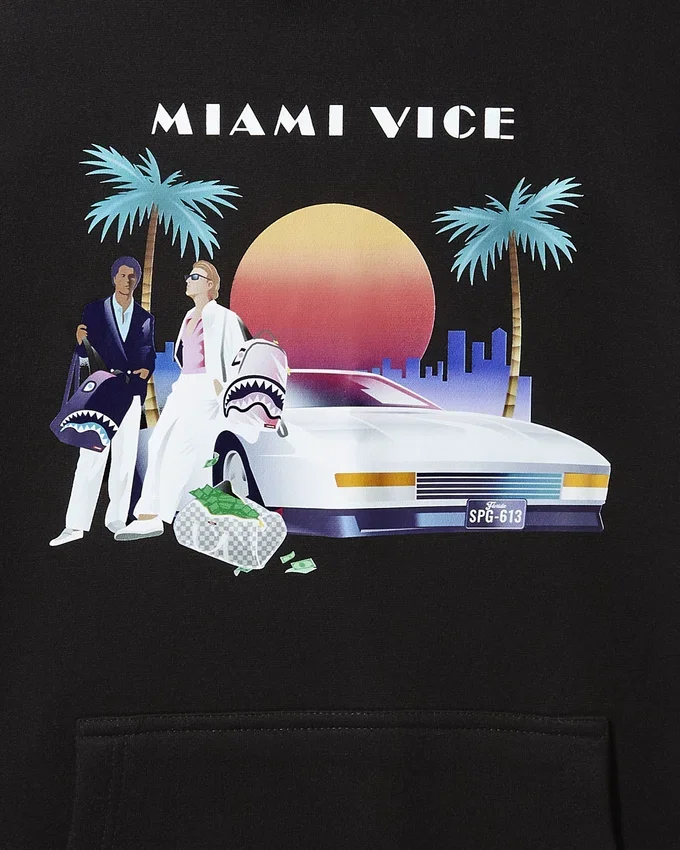 MIAMI VICE KAPÜŞONLU KASK (SİYAH)