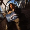 MIDNIGHT MAGIC SHARKS IN PARIS Silindir Çantalar