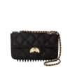 NOIR QUILT ALTIN ZİNCİRLİ SHARK EL ÇANTASI