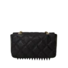 NOIR QUILT ALTIN ZİNCİRLİ SHARK EL ÇANTASI