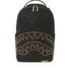 NOIR QUILT ALTIN ZİNCİRLİ SHARK SIRT ÇANTASI (DLXV)