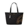 NOIR QUILT ALTIN ZİNCİRLİ SHARK TOTE ÇANTA