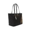 NOIR QUILT ALTIN ZİNCİRLİ SHARK TOTE ÇANTA