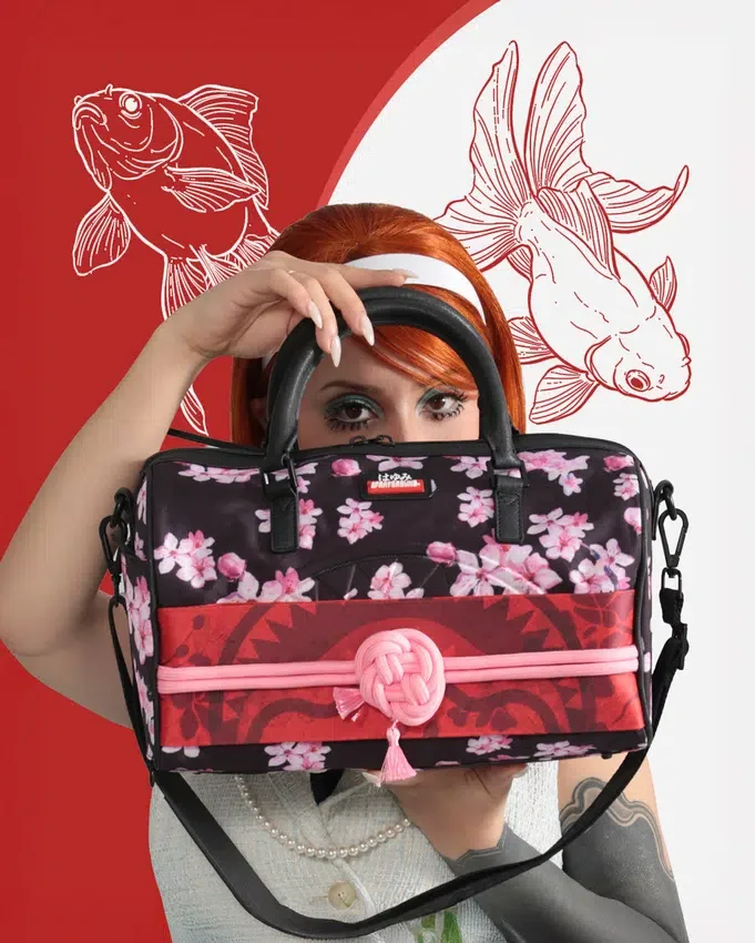 OUKA KENRAN HAYUMI HOKAZANO RESMİ İŞBİRLİĞİ Mini Silindir Çantalar