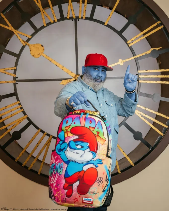 PAPA SMURF ON THE RUN Sırt Çantası