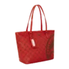 PARA DESENLİ BRICK TOTE ÇANTASI