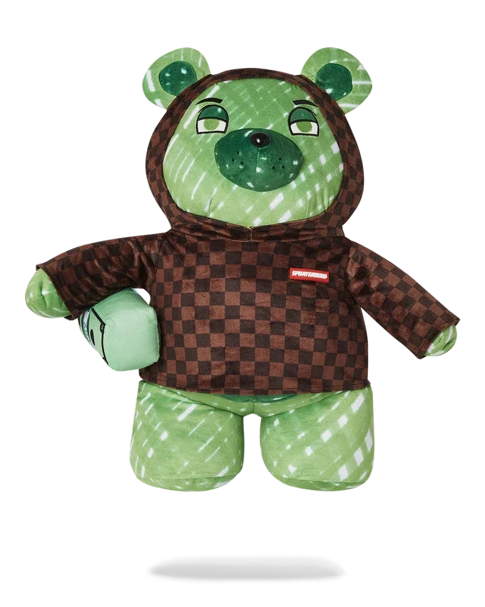 PARİS'TEKİ KÖPEK BALIKLARI FADE AWAY KAPÜŞONLU MONEYBEAR TEDDYBEAR Sırt Çantaları