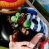 PARİS'TEKİ KÖPEK BALIKLARI FADE AWAY KAPÜŞONLU MONEYBEAR TEDDYBEAR Sırt Çantaları