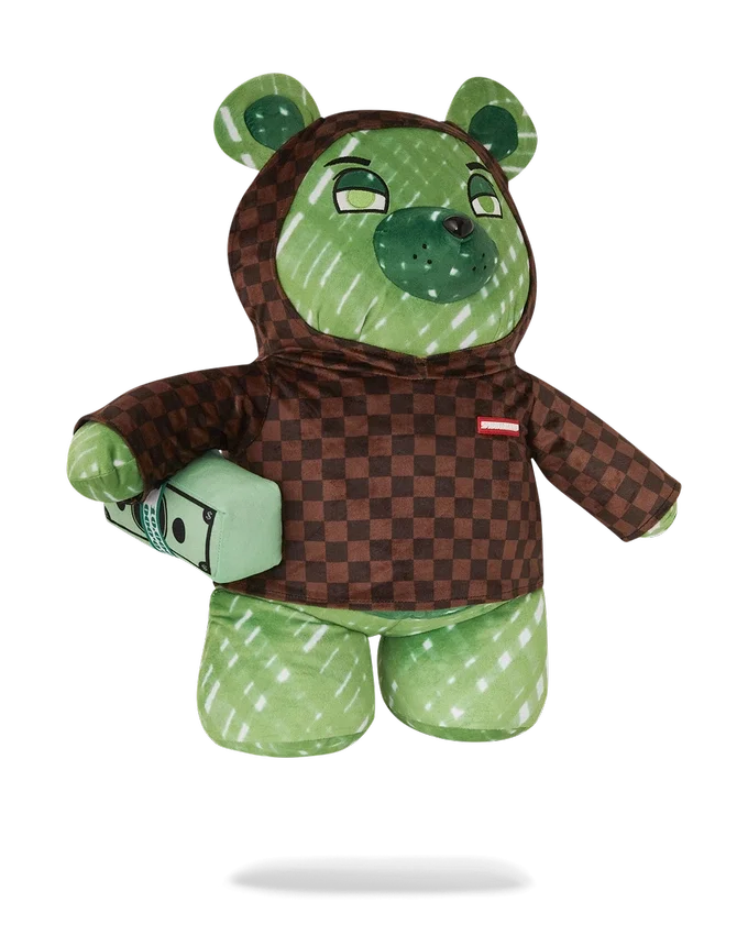 PARİS'TEKİ KÖPEK BALIKLARI FADE AWAY KAPÜŞONLU MONEYBEAR TEDDYBEAR Sırt Çantaları
