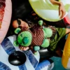 PARİS'TEKİ KÖPEK BALIKLARI FADE AWAY KAPÜŞONLU MONEYBEAR TEDDYBEAR Sırt Çantaları