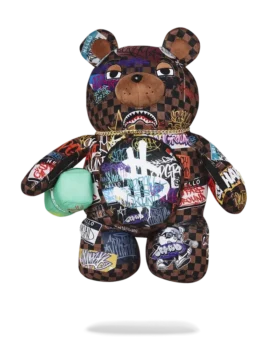 PARİS'TEKİ KÖPEKBALIKLARI THE RIZZ MONEYBEAR TEDDYBEAR Sırt Çantası