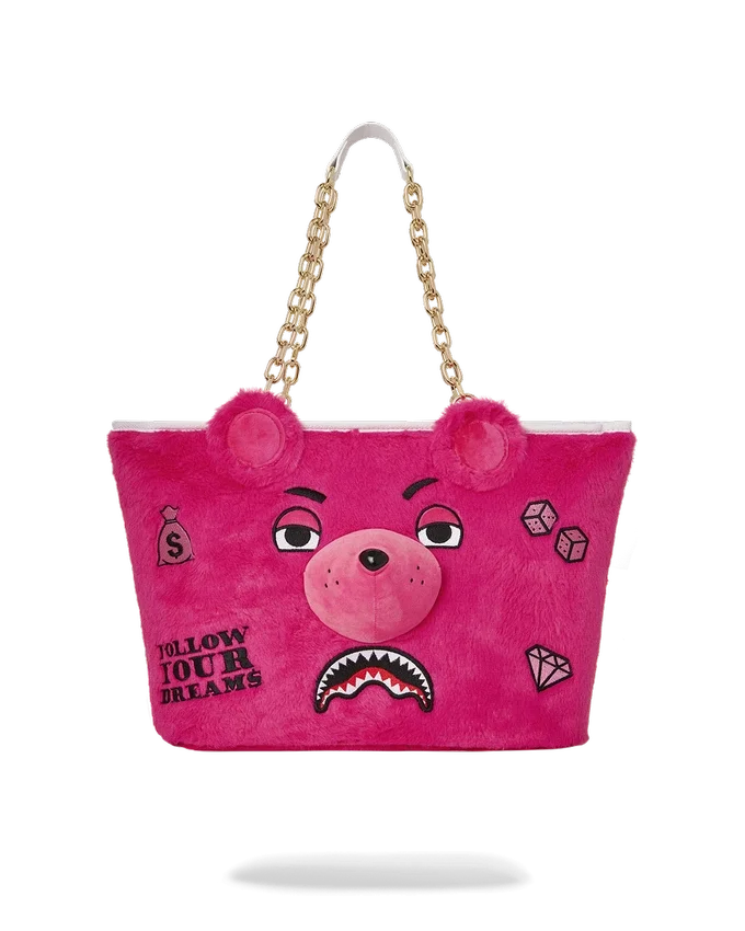 PELUŞ MONEYBEAR Tote Çanta (PEMBE)