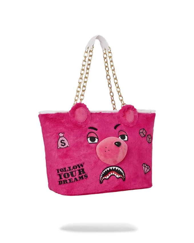 PELUŞ MONEYBEAR Tote Çanta (PEMBE)