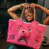 PELUŞ MONEYBEAR Tote Çanta (PEMBE)