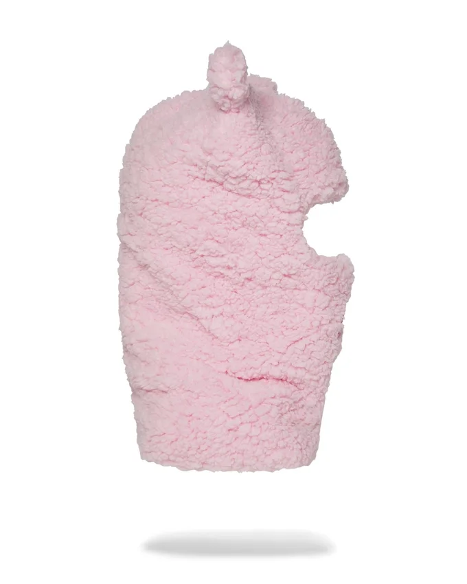 PEMBE POLAR AYI KULAKLILI KAR MASKELERİ