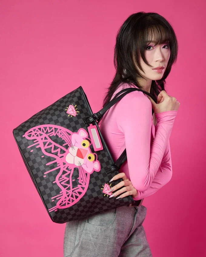 PINK PANTHER ELMAS SHARK TOTE