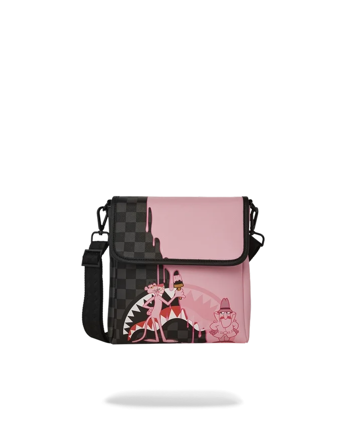 PINK PANTHER PINK PAINTER ÇAPRAZ ASKILI POSTACI ÇANTASI