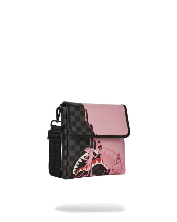 PINK PANTHER PINK PAINTER ÇAPRAZ ASKILI POSTACI ÇANTASI