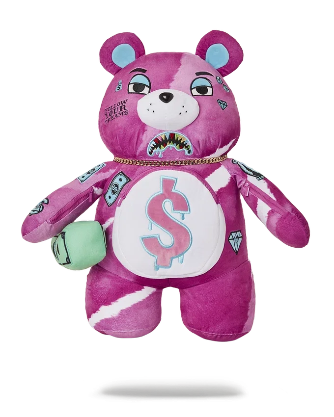 PINK PUNK MONEYBEAR TEDDYBEAR Sırt Çantası