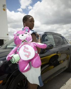 PINK PUNK MONEYBEAR TEDDYBEAR Sırt Çantası