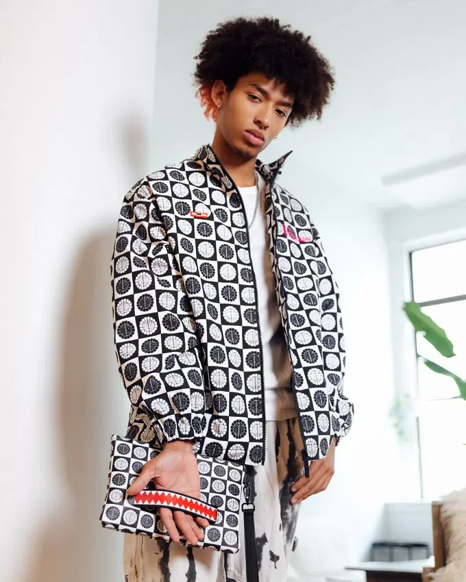 POODLE CHECK RON ENGLISH COLLAB Portföy Çantalar
