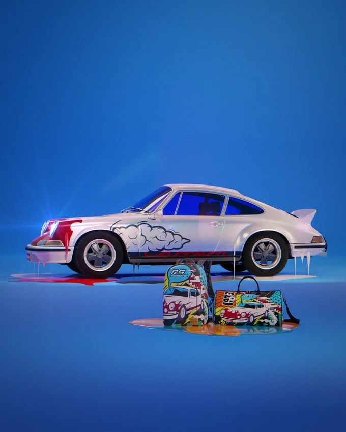 PORSCHE 1972 İŞBİRLİĞİ Silindir Çantası (SADECE 1.911 ADET ÜRETİLMİŞTİR)