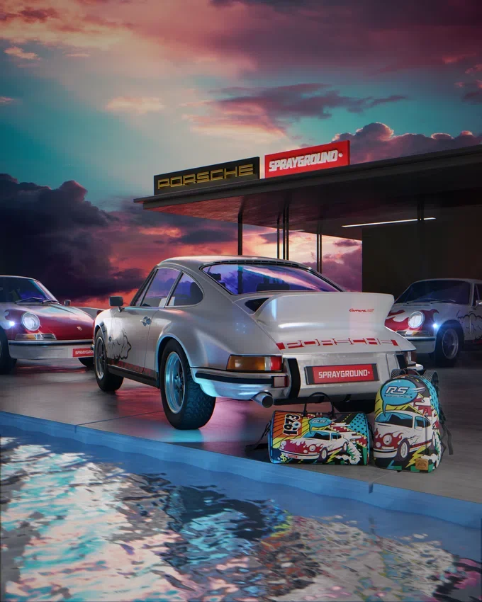 PORSCHE 1972 İŞBİRLİĞİ Sırt Çantası (SADECE 1.191 ADET ÜRETİLMİŞTİR)
