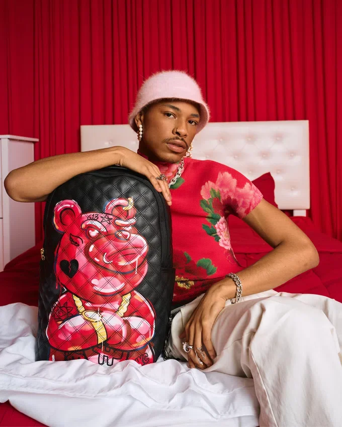 QUILT EL BOYAMASI DIABLO BEAR Sırt Çantası (DLXV)