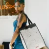 RESMİ BASQUIAT PEGASUS 1987 LOFT Tote Çantası