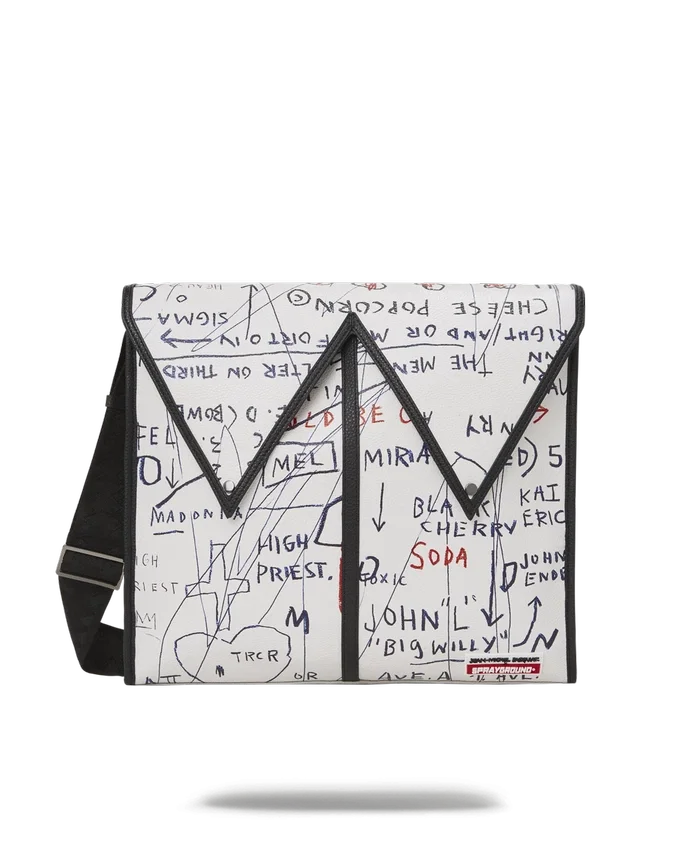 RESMİ BASQUIAT UNTITLED (CHEESE POPCORN) 1983 Çapraz Askılı Çantalar