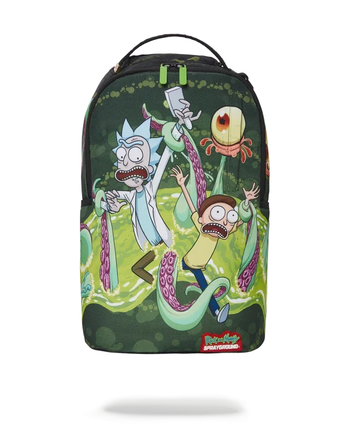RICK & MORTY PORTAL KÖPEKBALIKI AĞZI SIRT ÇANTASI (DLXR)