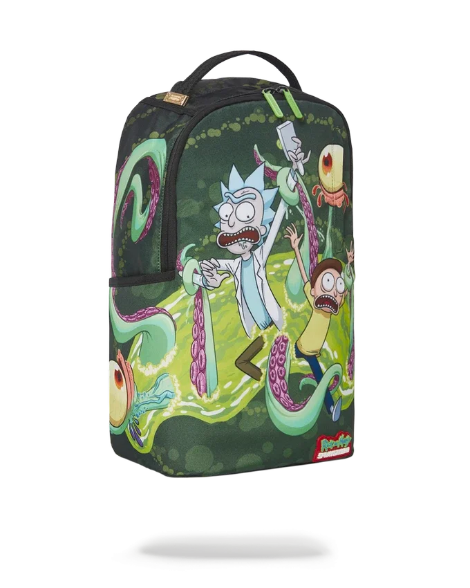 RICK & MORTY PORTAL KÖPEKBALIKI AĞZI SIRT ÇANTASI (DLXR)