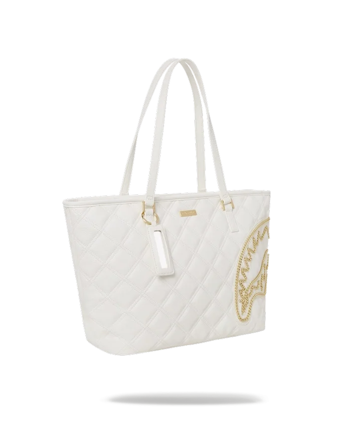 RIVIERA LE BLANC ALTIN ZİNCİRLİ SHARK TOTE ÇANTASI