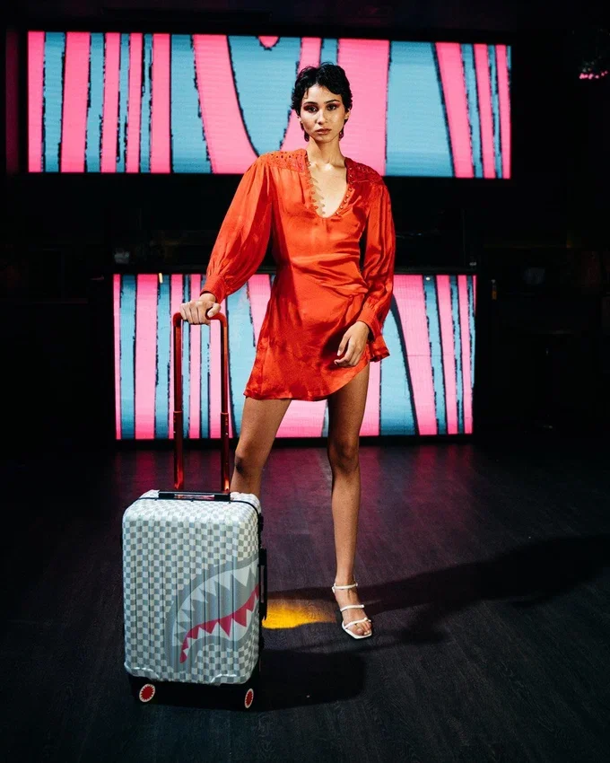 ROSE ALL DAY LA PALAIS SHARKNAUTICS SERT KABUKLU VALİZLER SETİ